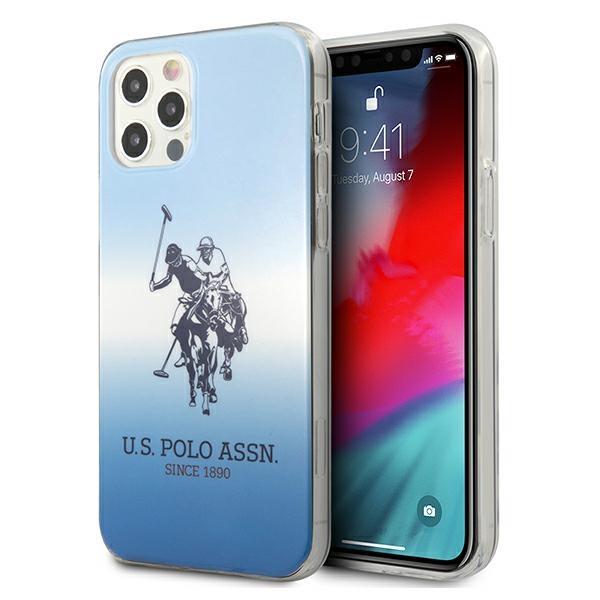 Estojo U.S. Polo Assn. Shiny Big Logo para iPhone 12 Pro Max - branco