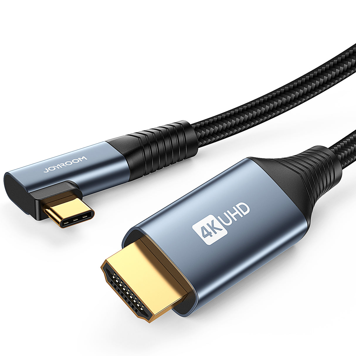Cabo USB-C para HDMI Joyroom SY-20C1 angular 4K 60Hz 2m - cinza