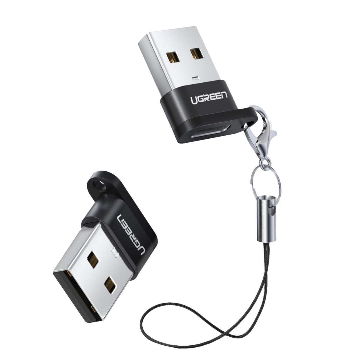 Adaptador USB C (feminino) para USB (masculino) Ugreen US280 - preto