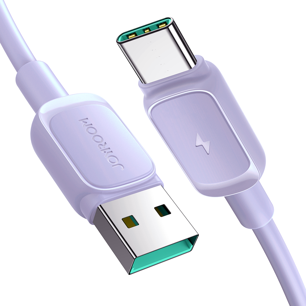 Cabo USB - USB C 3A 1,2m Joyroom S-AC027A14 - roxo