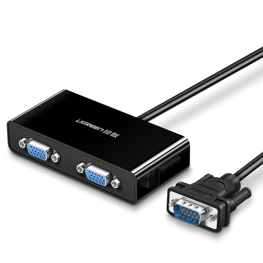 Distribuidor VGA Ugreen 40254 1x2 - preto