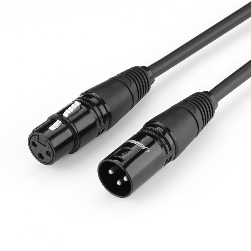Ugreen extensor cabo de áudio cabo de microfone para microfone XLR (feminino) - XLR (masculino) 2 m (AV130)