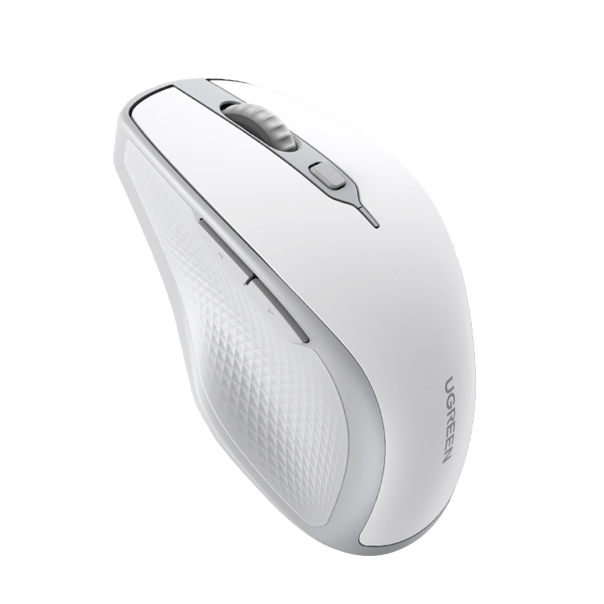Mysz bezprzewodowa Ugreen MU101 ergonômica Bluetooth / 2.4 GHz - branca