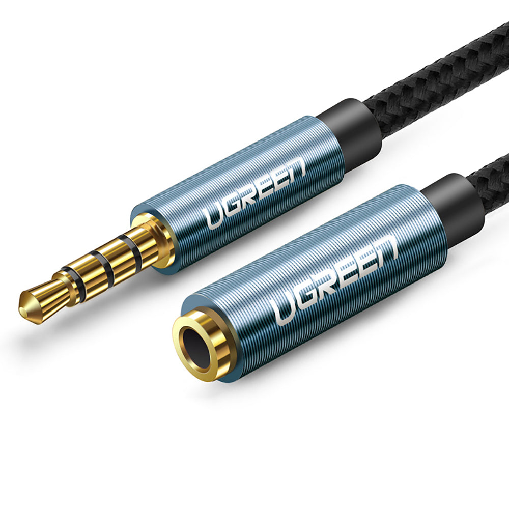 Adaptador Ugreen mini jack 3,5mm 1m azul (AV118)
