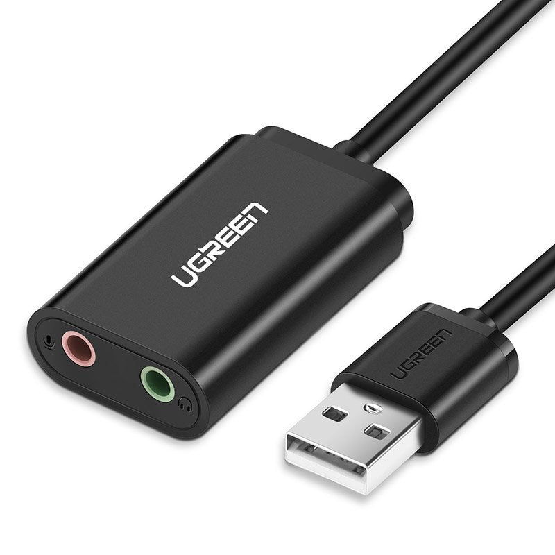 Ugreen placa de rede externa micro USB 100Mbps para Chromecast 1m preto (30985)