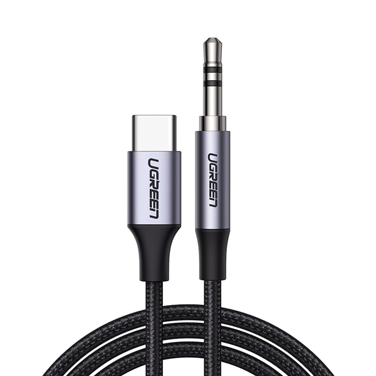 Cabo Ugreen USB C para mini jack 3.5mm 1m cinza (AV143)