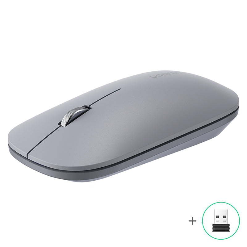 Ugreen Rato sem fio USB portátil cinza (MU001)