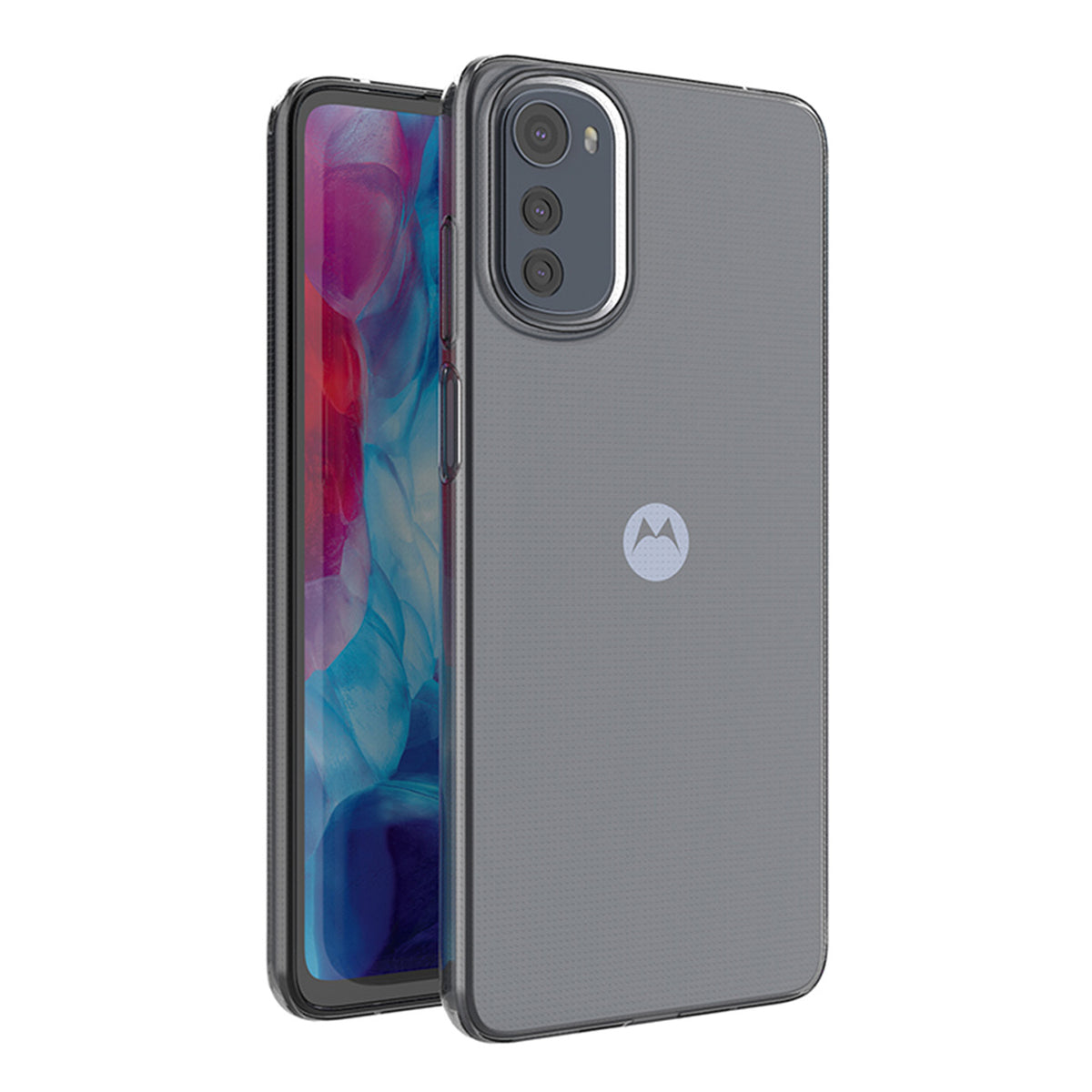 Capa ultra clara de 0.5mm para Motorola Moto E32, capa fina e transparente.