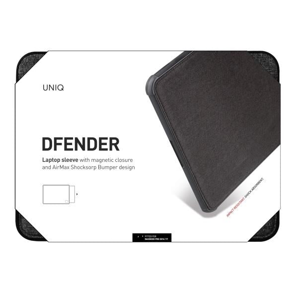 Capa UNIQ Dfender para laptop de 16" - preta