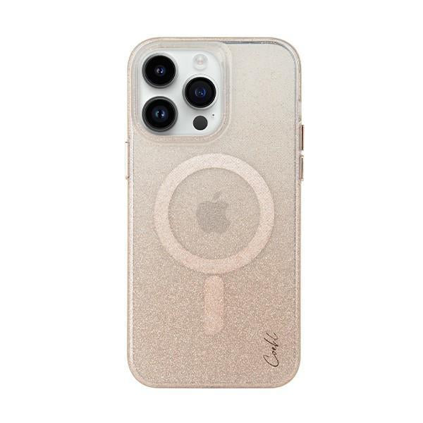 Capa Uniq Coehl Lumino para iPhone 14 Pro Max - dourada