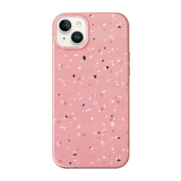 Capa UNIQ Coehl Terrazzo para iPhone 14 - rosa