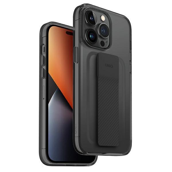 Etui Uniq Heldro Mount para iPhone 14 Pro - cinza