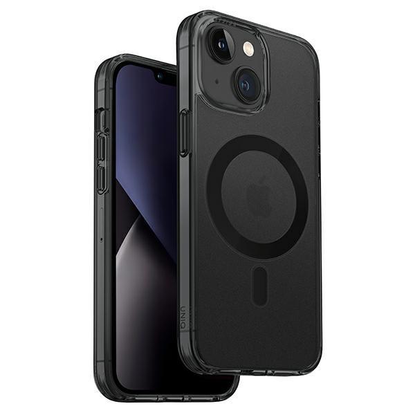 Capa Uniq LifePro Xtreme Magclick Charging para iPhone 14 Plus - cinza-preta