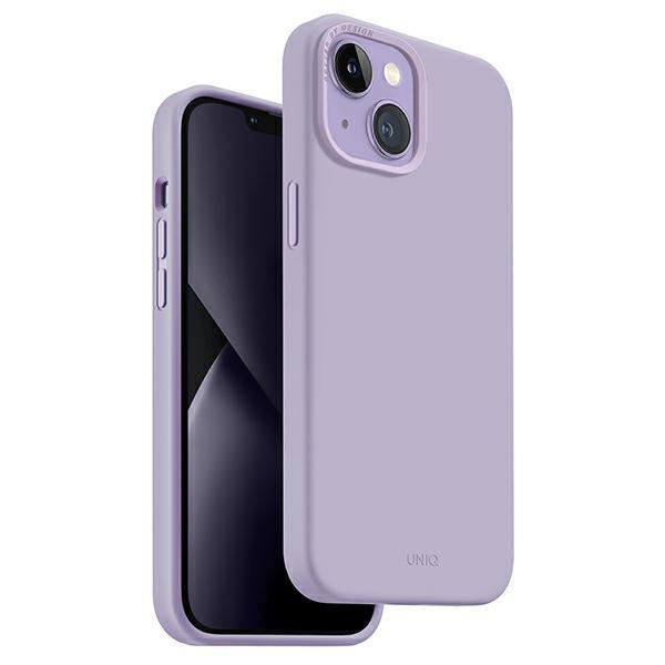 Capa Uniq Lino para iPhone 14 Plus - lilás