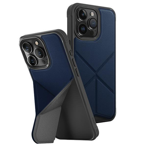 Capa UNIQ Transforma Magclick para carregamento do iPhone 15 Pro - azul