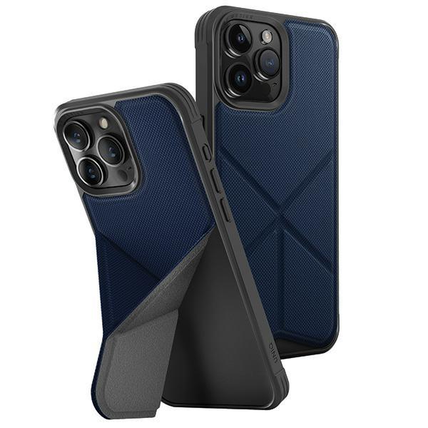 Capa UNIQ Transforma Magclick para carregamento do iPhone 15 Pro Max - azul