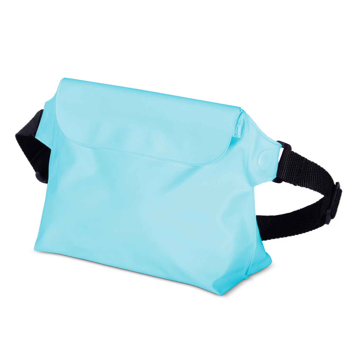Saco / pochete impermeável de PVC - azul claro