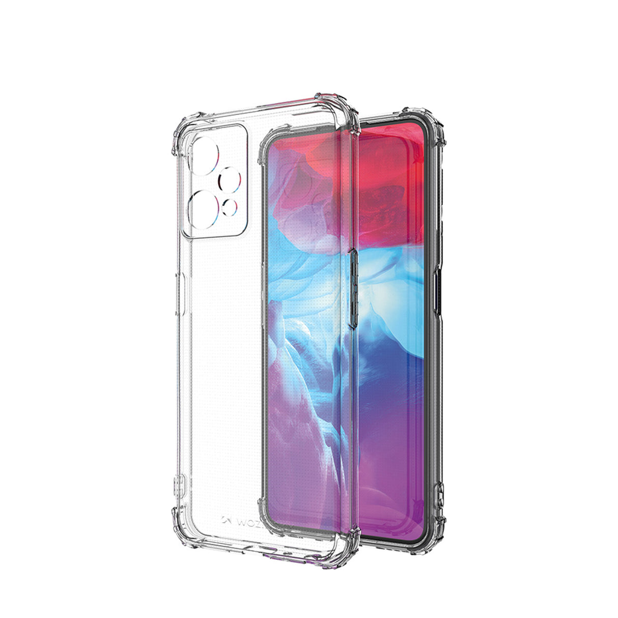 Capa Wozinsky Anti Shock para Realme 9 Pro, capa protetora robusta e transparente.
