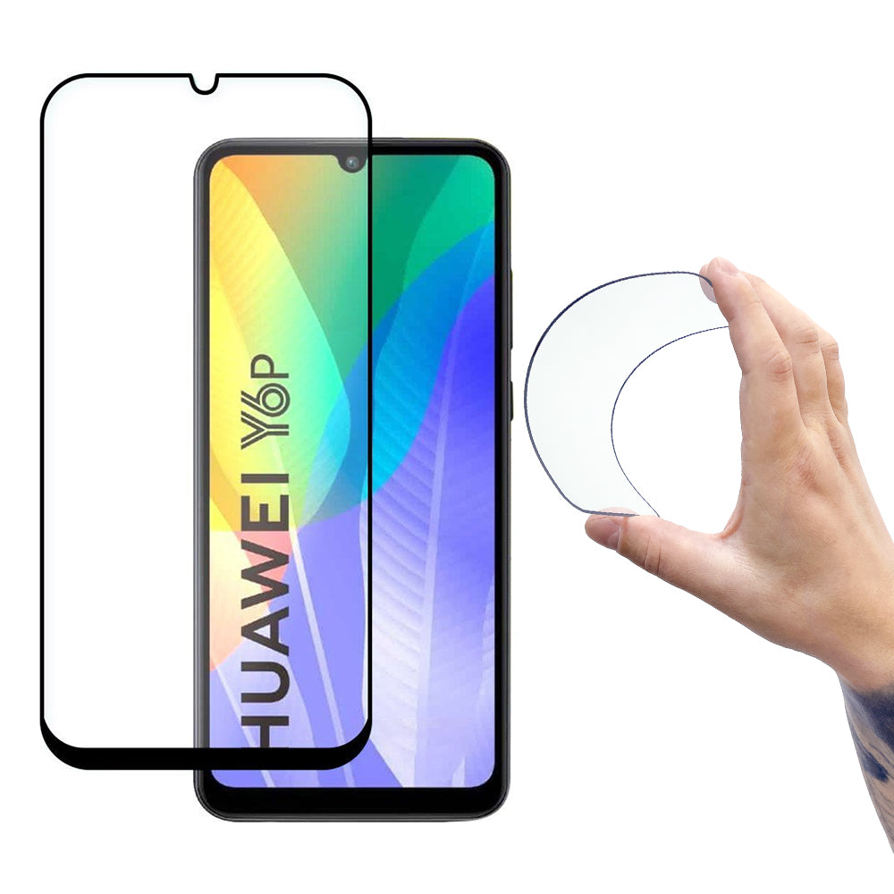 Wozinsky Capa Completa Flexi Nano película de vidro temperado com moldura para Huawei Y5p preto