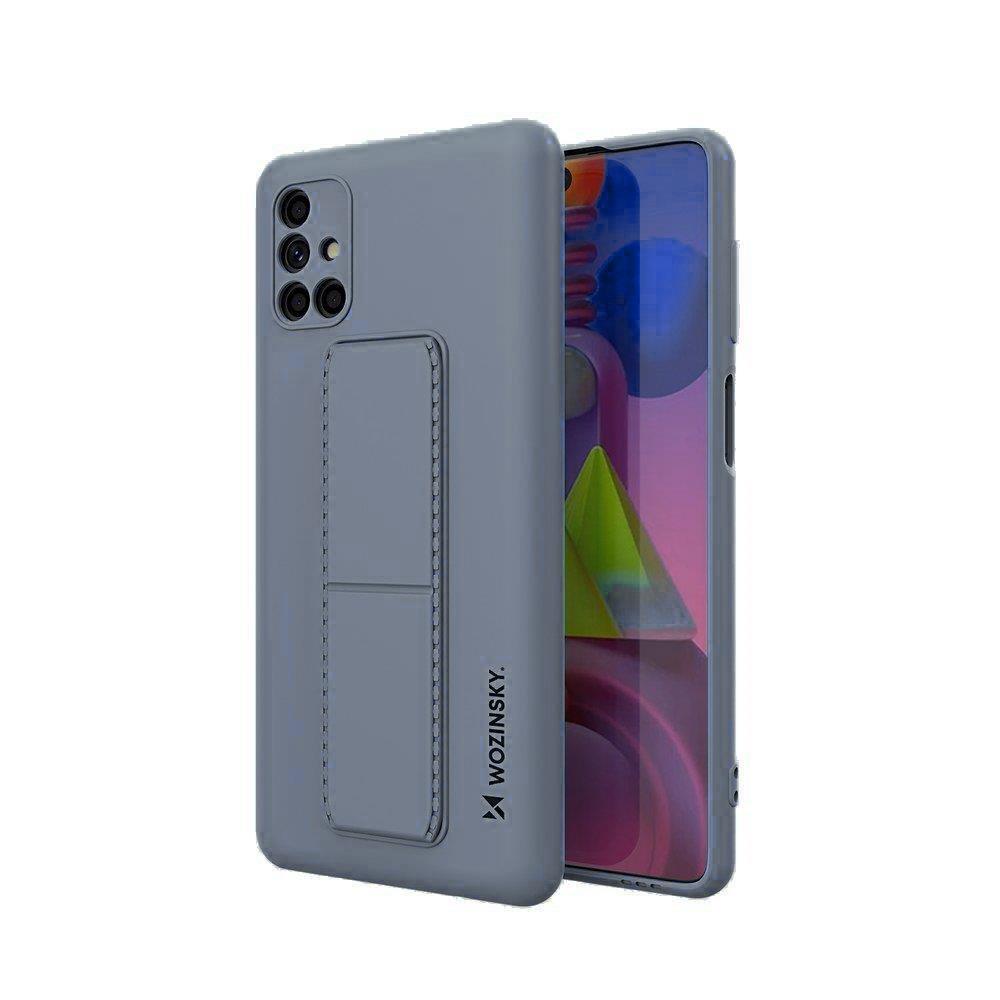 Wozinsky Kickstand Case, capa de silicone com suporte para Samsung Galaxy M51, vermelha