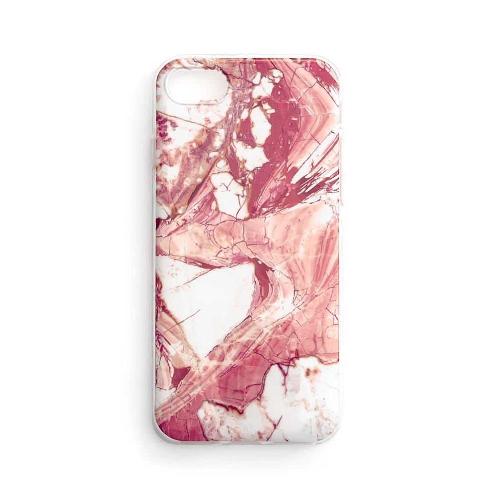 Wozinsky Marble Capa de gel marmoreada para Xiaomi Mi Note 10 Lite branca