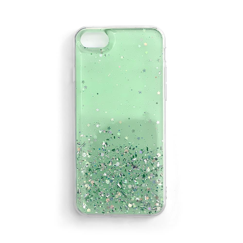 Wozinsky Star Glitter capa brilhante com glitter para Samsung Galaxy S21+ 5G (S21 Plus 5G) rosa