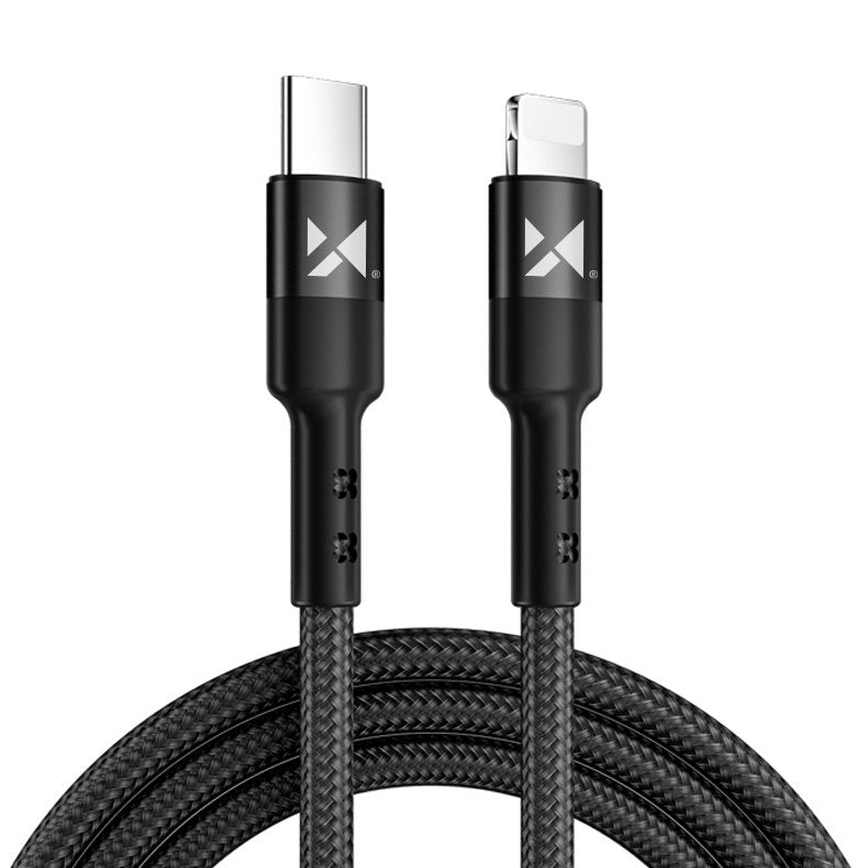 Cabo Wozinsky WUC-PD-CL2B Lightning para USB-C PD 18W 480Mb/s 2m - preto