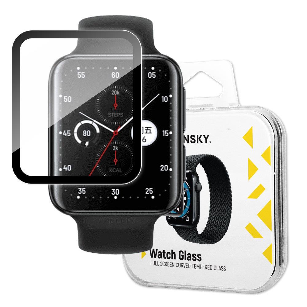 Vidro híbrido Wozinsky Watch Glass para Oppo Watch 2 46 mm preto