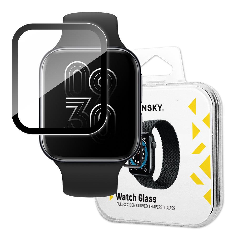 Vidro híbrido Wozinsky Watch Glass para Oppo Watch 46 mm preto