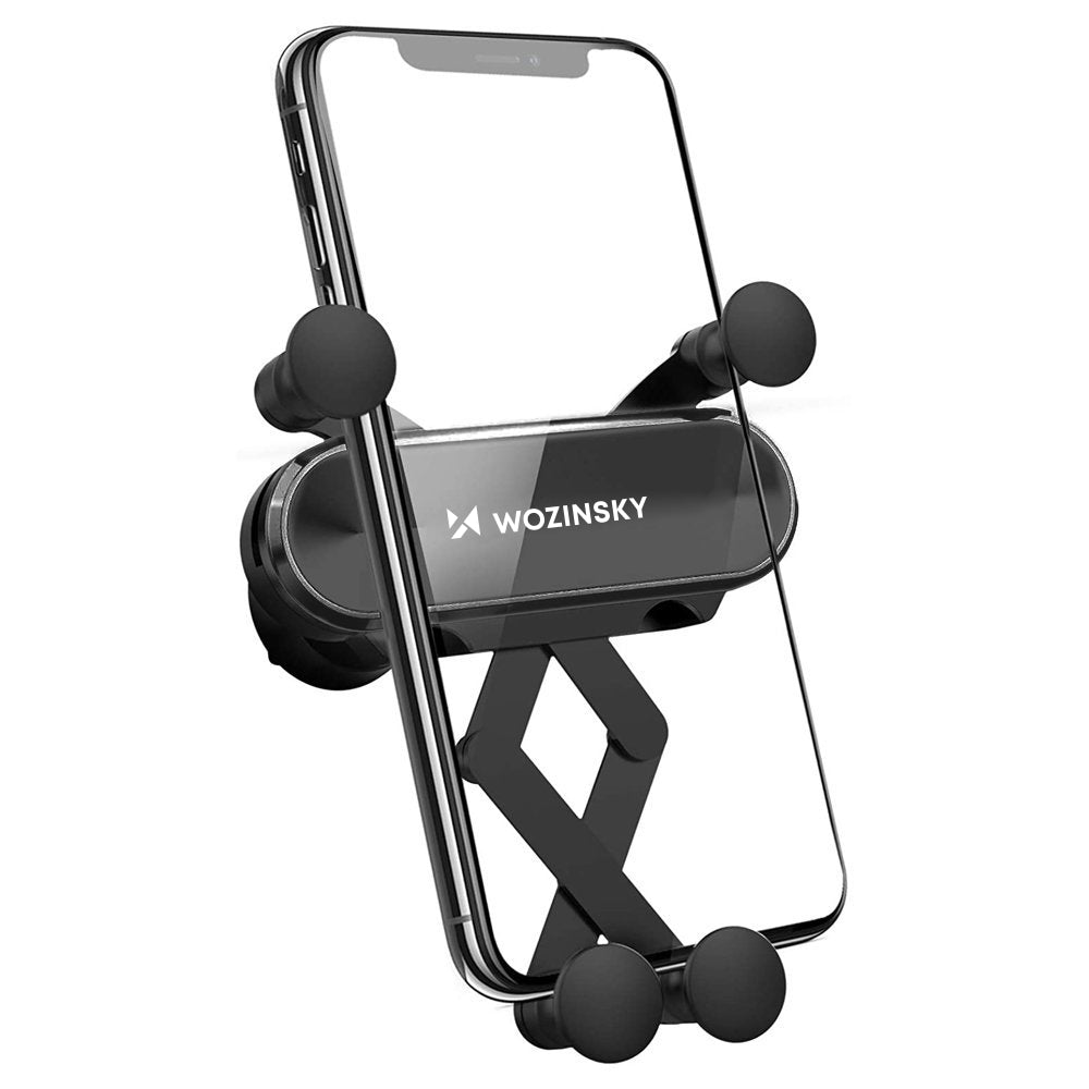 Wozinsky suporte magnético autoadesivo para carro 360 para o painel de instrumentos prateado (WMH-06)