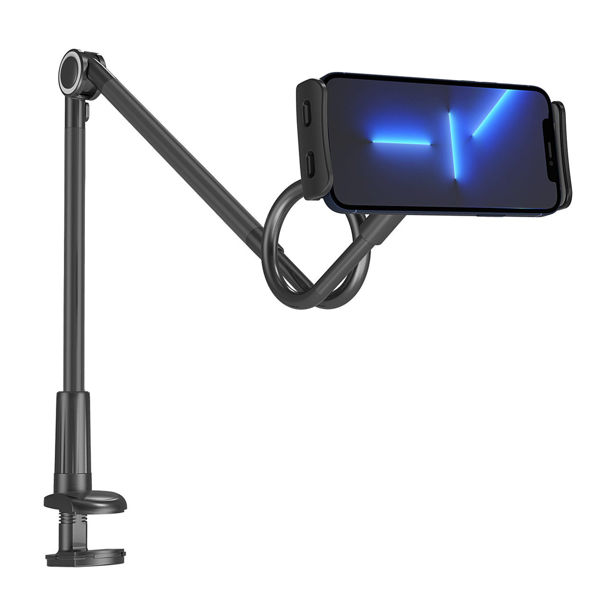 Wozinsky suporte longo e flexível para telefone e tablet preto (WTHBK5)