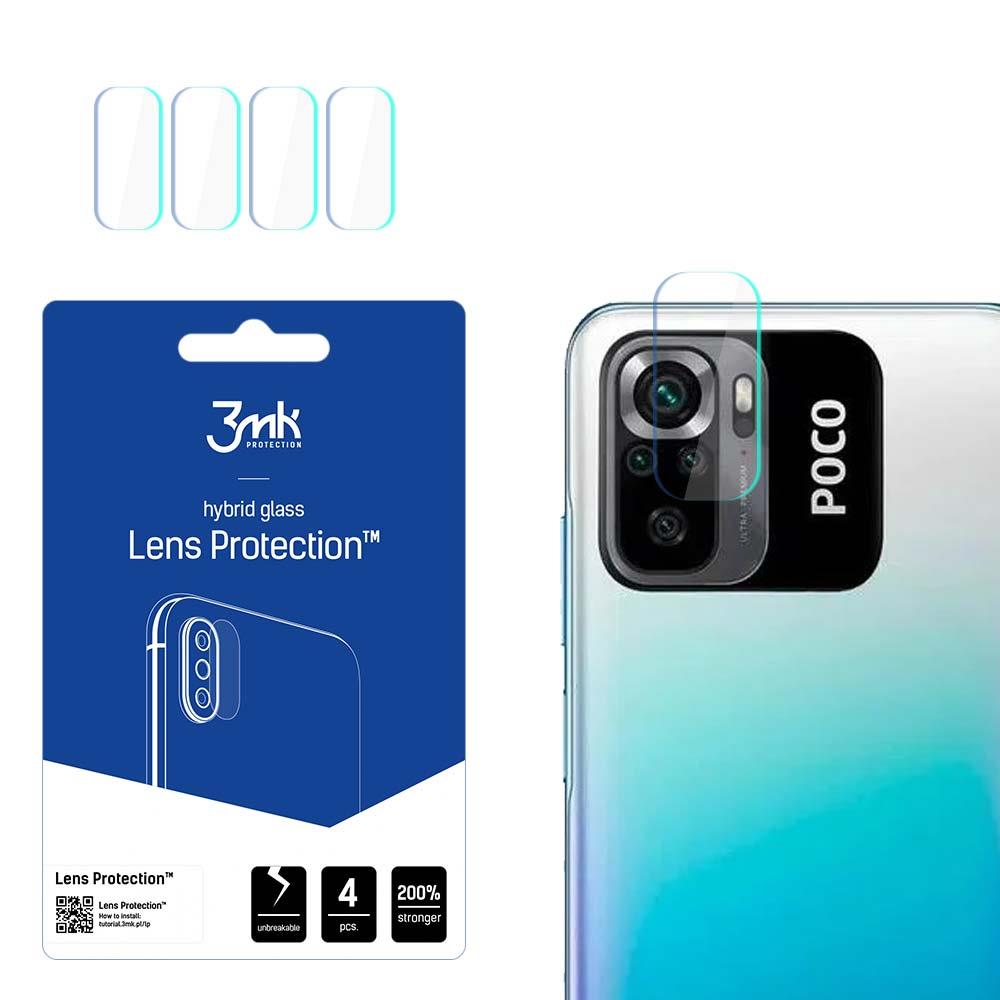 Vidro híbrido 3mk Lens Protection™ para a câmera do Xiaomi Poco M5s