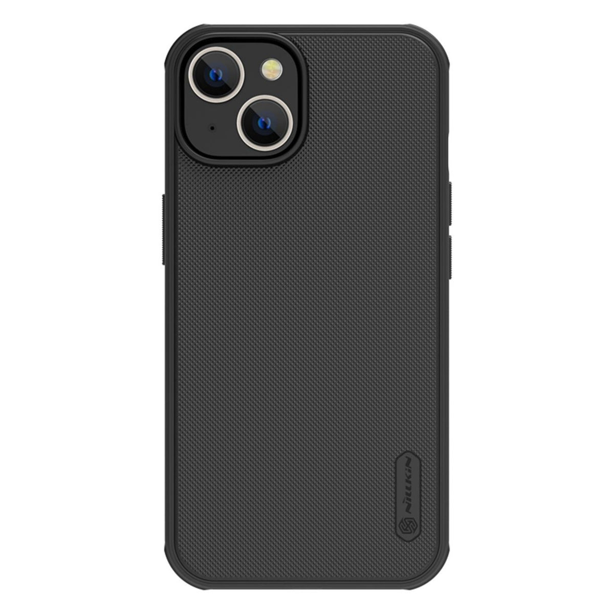 Capa Nillkin Super Frosted Shield Pro para iPhone 14 Plus, capa traseira preta.