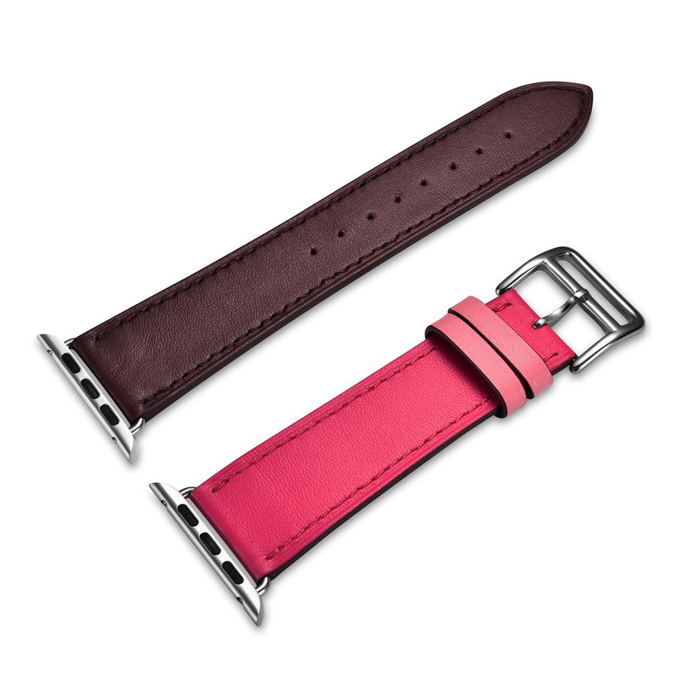Pulseira iCarer para Apple Watch 49mm / 45mm / 44mm / 42mm na cor castanho-rosa (RIW120-PC)
