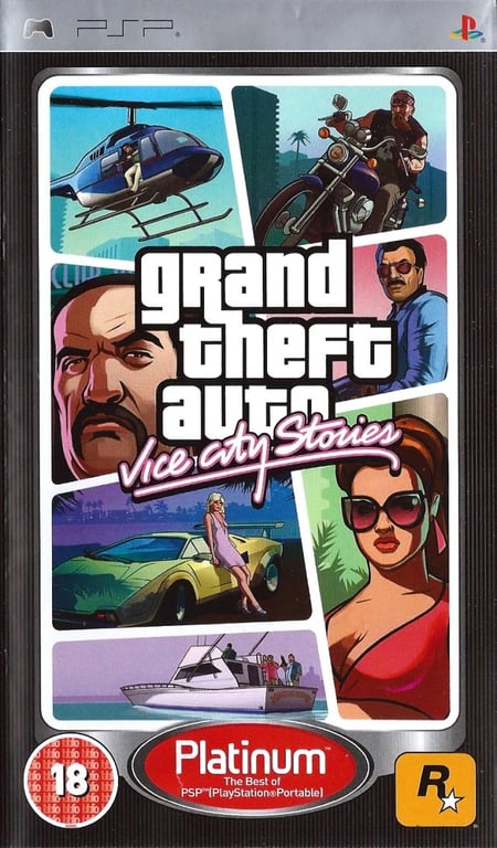 Jogo Grand Theft Auto: Vice City Stories - PSP  (SEGUNDA-MÃO/GRADE A)