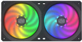 Cooler Master Dual SF240R ARGB 240x120mm Black – MFX-B2D2-18NPA-R1