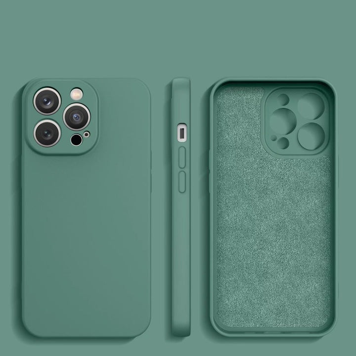 Capa Silicone Case para iPhone 14 Pro Max – Verde