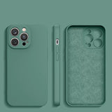 Capa Silicone Case para iPhone 14 Pro Max – Verde