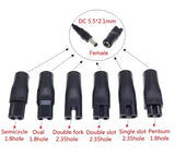 Adaptador de Carregamento USB para Barbeador e Máquina de Cortar Cabelo - DC 5,5 * 2,1 mm (Conjunto de 8 Peças)