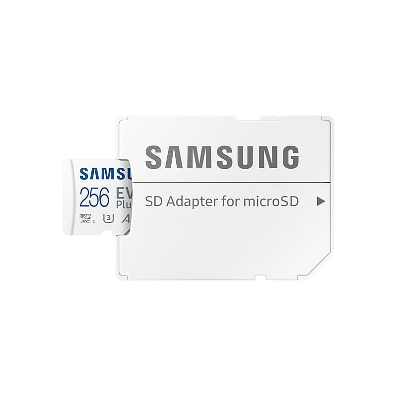 Samsung MicroSDXC EVO Plus 2021 256 GB Classe 10 UHS-I + Adaptador