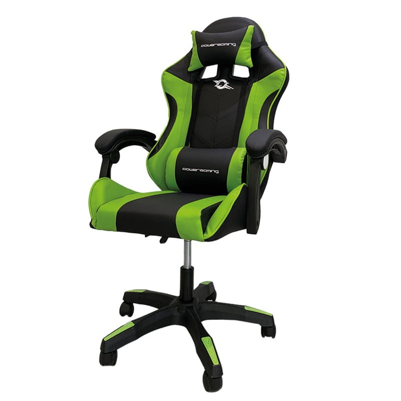 Cadeira Gaming com Coluna Bluetooth e Massagem Verde