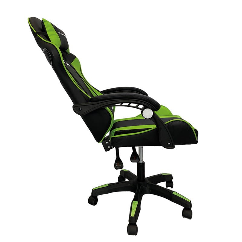 Cadeira Gaming com Coluna Bluetooth e Massagem Verde