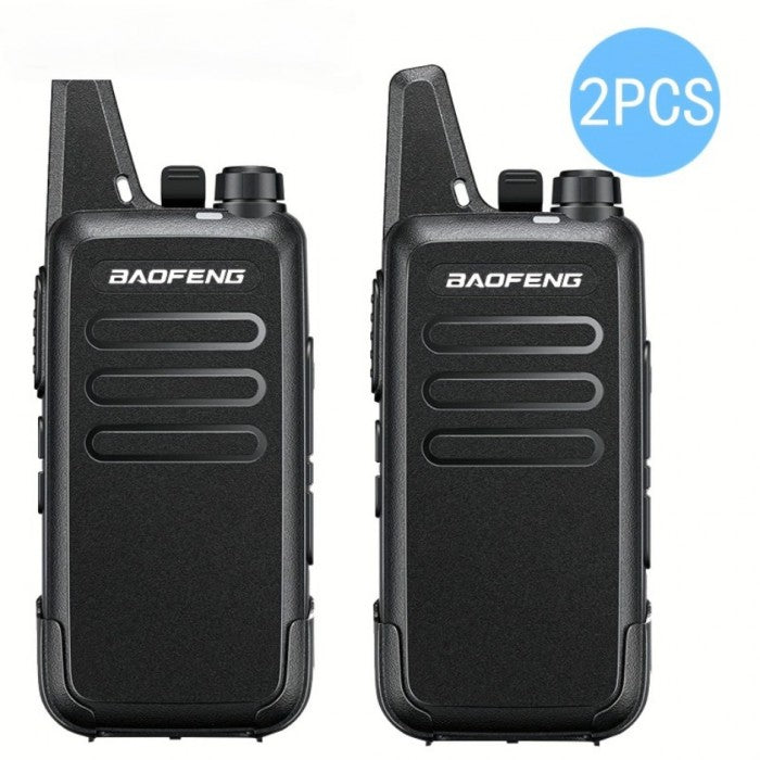 Walkie Talkies Baofeng T20 Recarregáveis de Longo Alcance – 2 pçs