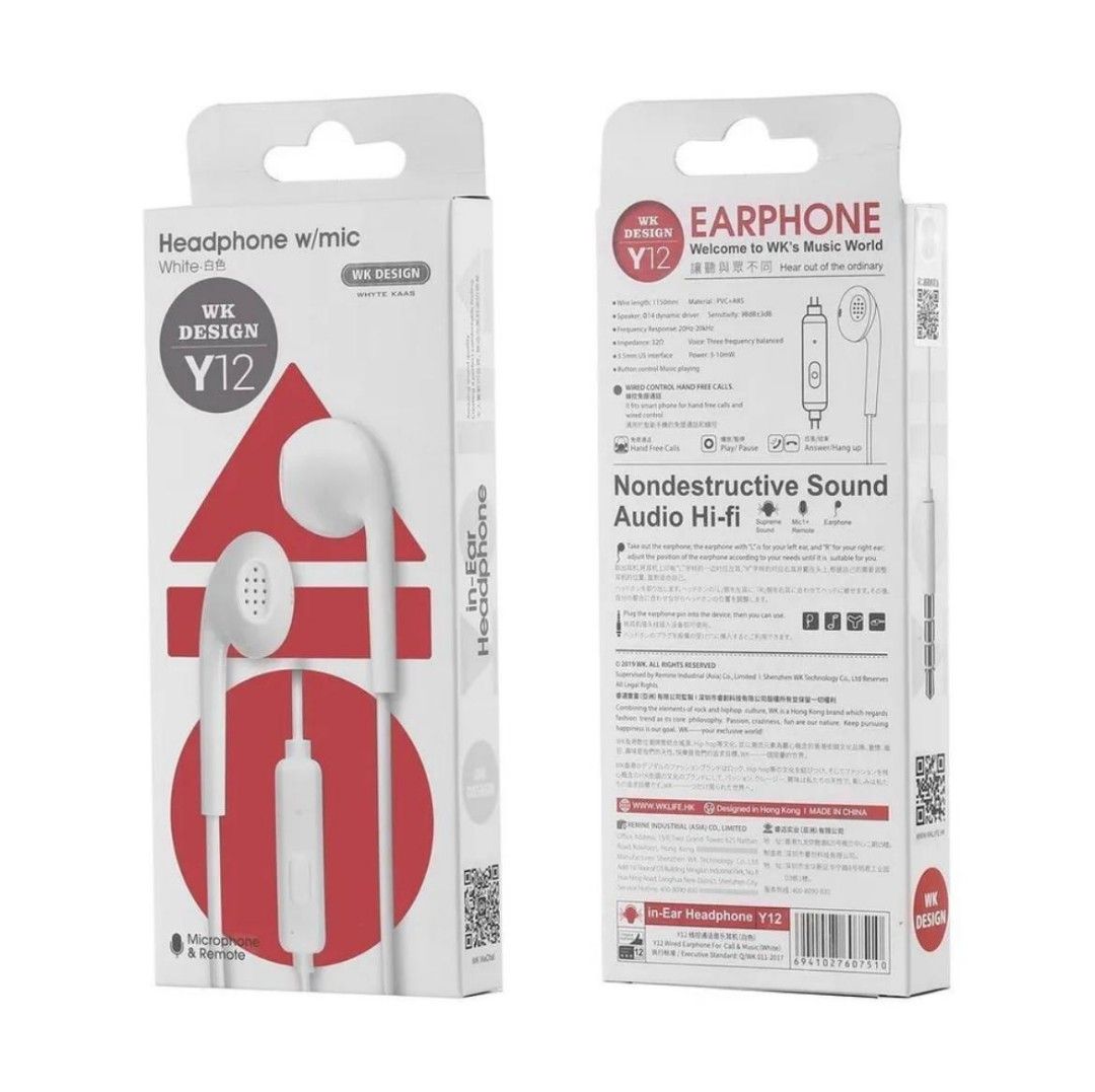 Auricular com Fios Entrada Type-C