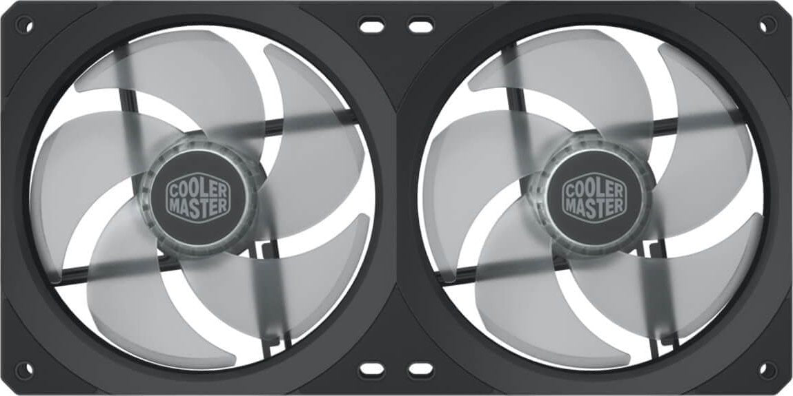 Cooler Master Dual SF240R ARGB 240x120mm Black – MFX-B2D2-18NPA-R1