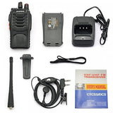 Walkie Talkie Dual Banda Baofeng BF-888S com Fone de Ouvido