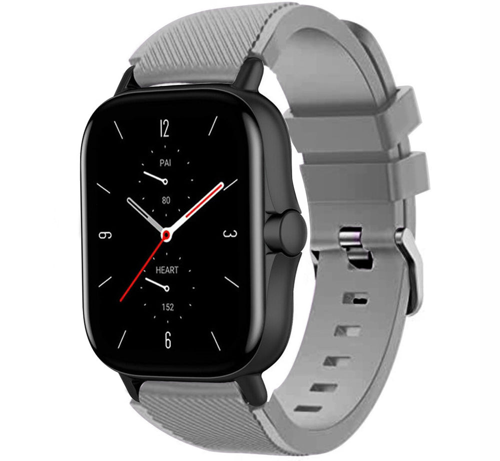 Pulseira Bracelete Universal Preto 22mm Amazfit GTR / Stratos / Huawei / Samsung Cinzento