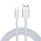 Cabo USB-C para USB Resistente Revestido de Nylon (2m) Dados e Carregamento - Multi4you®