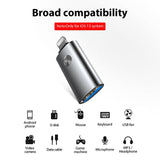 Adaptador OTG Lightning para USB 3.0
