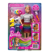 Barbie Leopard Rainbow Hair